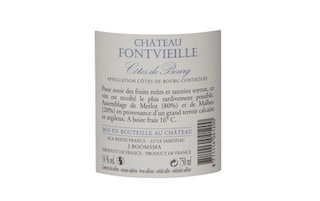 France - Frankrijk | Bordeaux - Côtes de Bourg | Château Fontveille 2015 Rood 