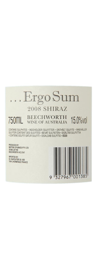 Australia | Victoria | Ergo Sum 2008 | Rood 