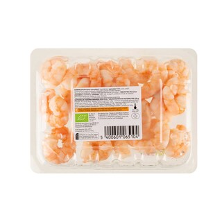 Delhaize | Bio | Scampis | Cuits | Décortiqués | Bio 200 gr