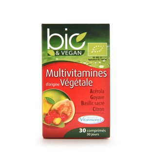 Bio Vegan | Laboratoires Vitarmonyl | Comprimés | Multivitamines | Bio 