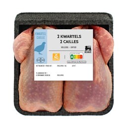 Pigeon et caille entier