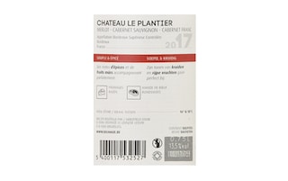 France - Frankrijk | Bordeaux - Bordeaux Supérieur | Bordeaux Supérieur Le Plantier 2017 