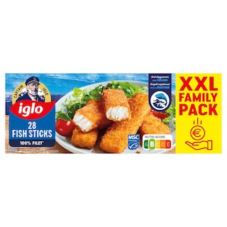 Iglo | Fish Sticks | Paquet de 28 840 gr