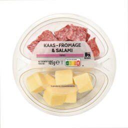 Portion mixte | Cubes fromage et cubes salami