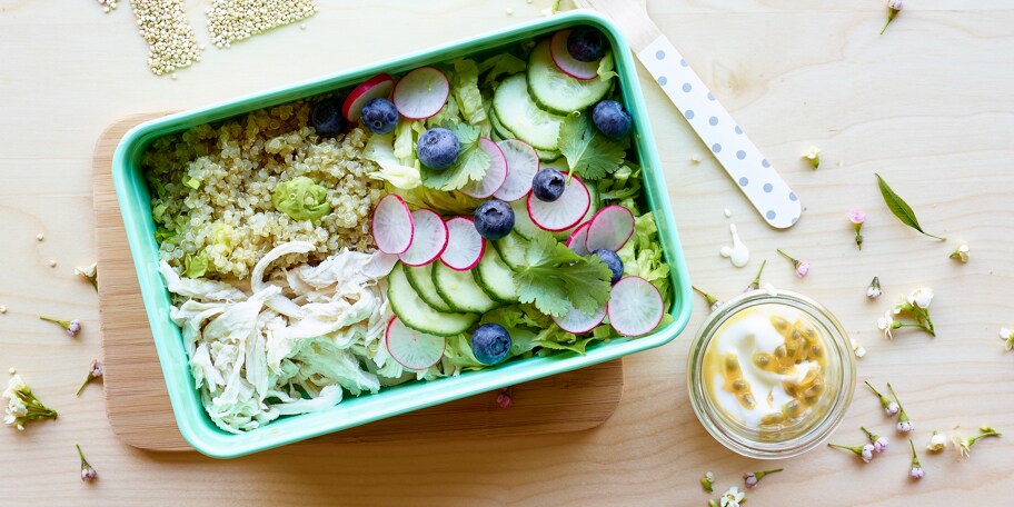 Bento box salade de quinoa