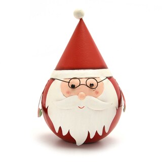 Delhaize | Metalen Kerstman | 18x11.5x11.5 