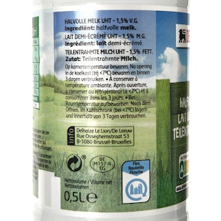 Delhaize | Lait | Demi-écrémé 