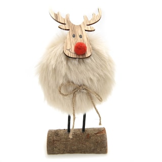 Delhaize | Staand rendier | hout 