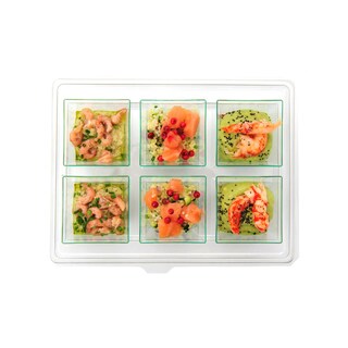 Delhaize | 6 glaasjes | Vis 