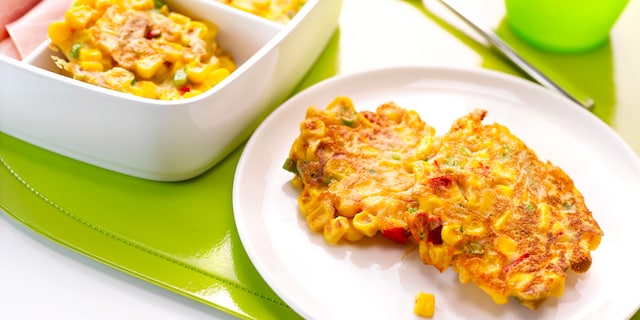 Galettes van krokante maïs