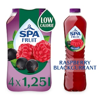 Spa | Fruit | Limonade | Non Pétillant | Raspberry-Blackcurrant | PET 