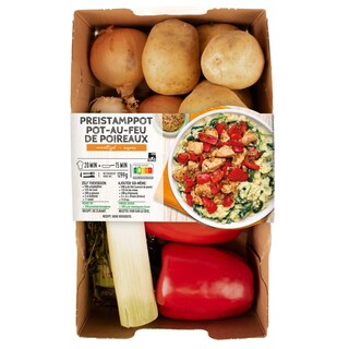 Delhaize | Boîte de repas | Puree de poireaux épinard 