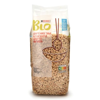 Delhaize | Bio | Tarwe | Gepoft | Bio 160 gr