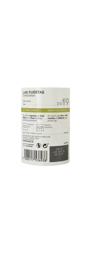 Chile - Chili | Central Valley | Las Puertas Chardonnay 2019 