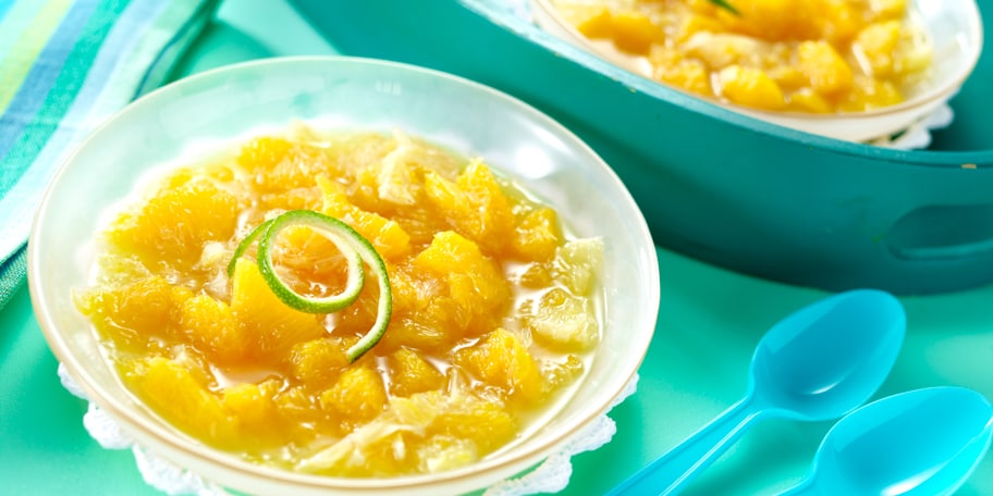 Moes van sinaasappel en limoen