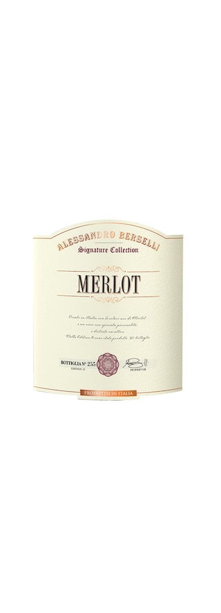 Italie -- Italië | Piemonte - Lombardia - Puglia | Berselli Signature merlot 18 rood 