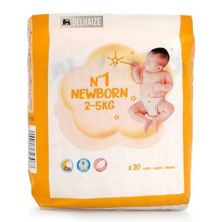 Delhaize | Luiers | Maat 1 20 st