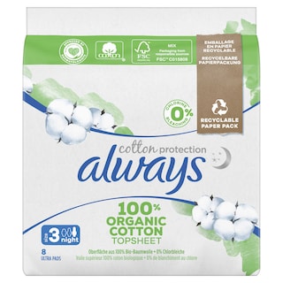 Always | Cotton | Serviettes | Nuit 