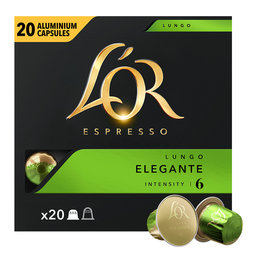 Koffie | Lungo | Elegante 6 | Caps