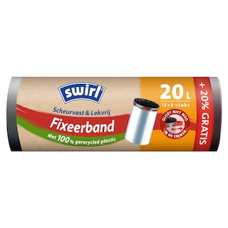 Swirl | Pedaalemmerzak | 20L | Fixeerband | 15+3 18 st