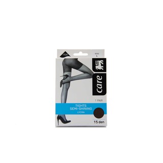 Delhaize | Care | Panty lycra 15D semi brillance moka L 