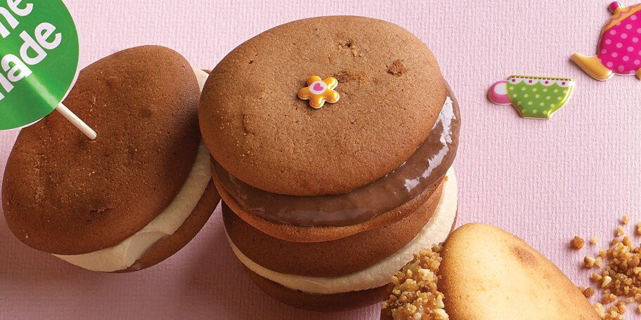 Whoopies à la ganache au chocolat