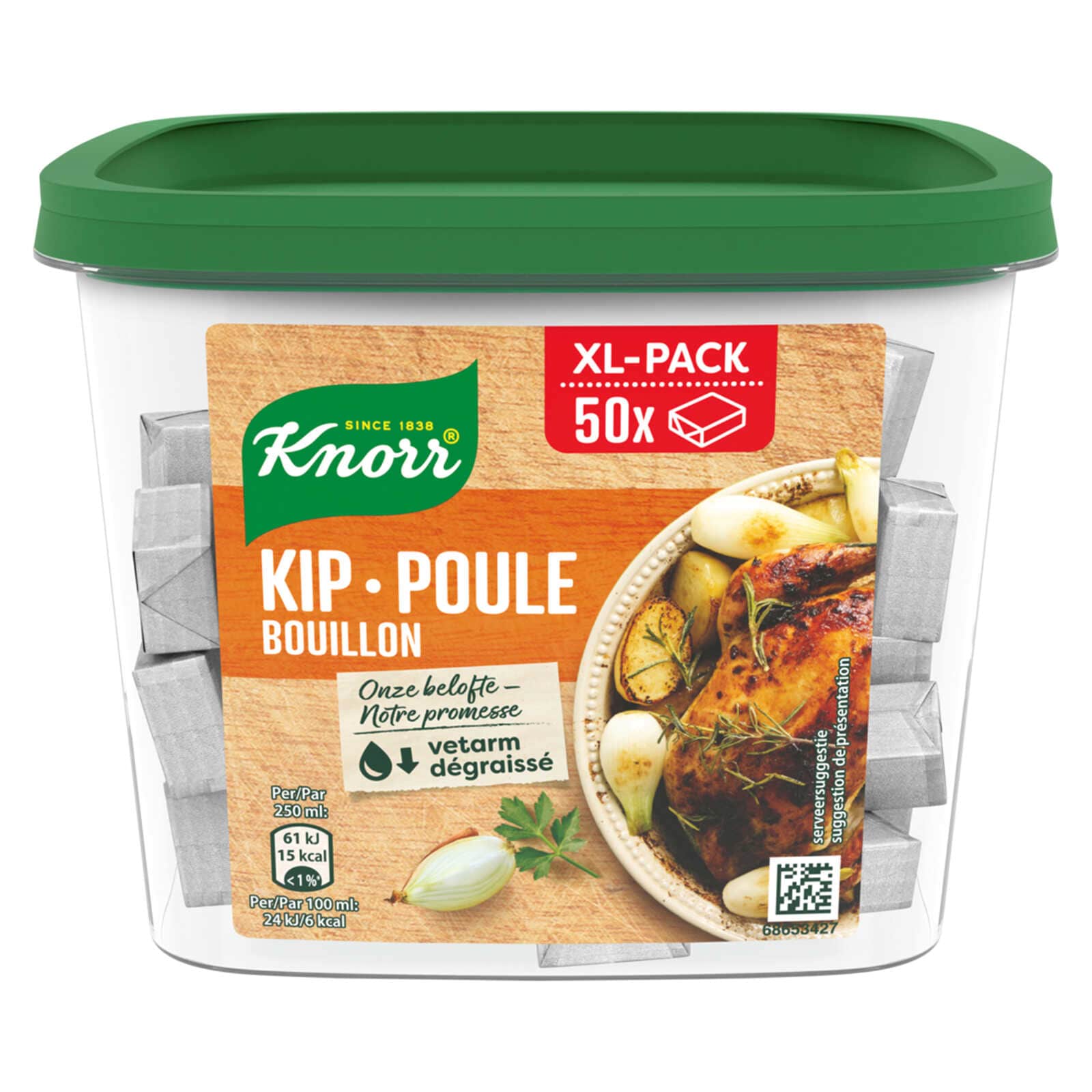 Knorr Bouillon Kip Vetarm XL Pack 500 gr Delhaize
