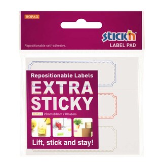 STICK'N | Etiket herplaatsbaar 