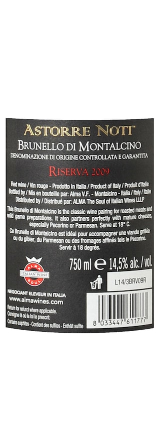 Italie - Italië | Toscana D.O.C.G. | Brunello Di Montalcino Riserva 10 Rood 
