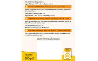 Delhaize | Flocons d'avoine| Fins 