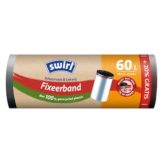 Swirl | Pedaalemmerzak | 60L | Fixeerband | 10+2 