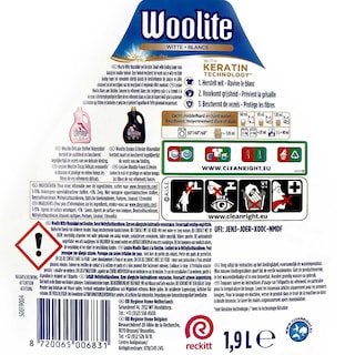 Woolite | Wasmiddel | Gel | 1,9L | 32DS | Wit 