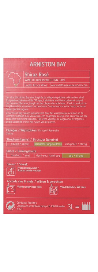 Afrique du Sud - Zuid-Afrika | Western Cape | Arniston Bay 16 Rosé 