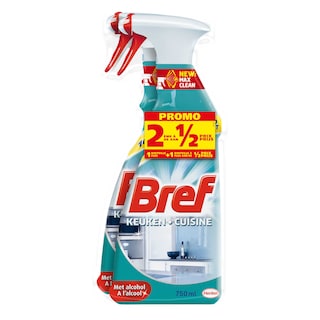 Bref | Ontvetter | Spray | Keuken | Met alchohol | 2de 1/2 prijs 