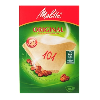 Melitta | 101 | Filtres à café | Original brun 40 pc