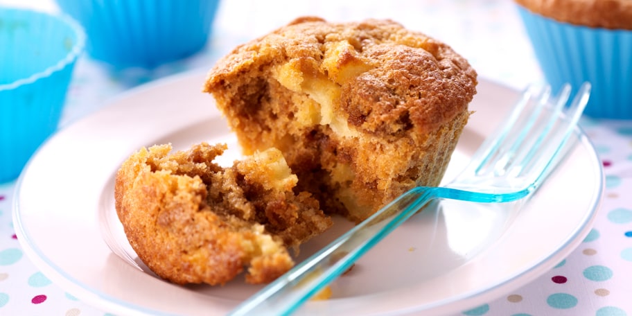 Muffins aux pommes et aux spéculoos