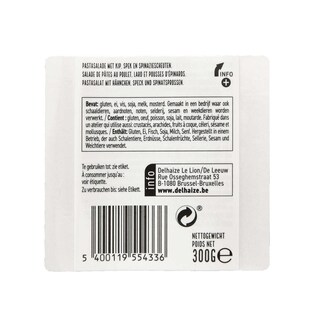 Delhaize | SALADE ORZO BACON EPINARD 