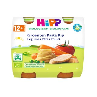 Hipp | Maaltijd | Groenten Pasta Kip | 12M | Bio 