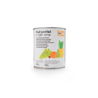 365 | Delhaize | Coktail de fruits | sirop 