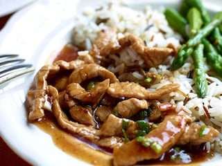 Emincé de veau au vinaigre balsamique et au miel