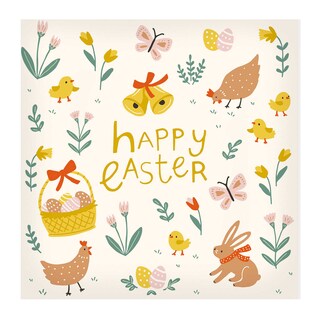 Happy Paper | 20 Serviettes | Kitkot | 33x33CM 