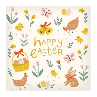 Happy Paper | 20 Serviettes | Kitkot | 33x33CM 