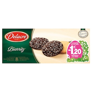 Delacre | Koekjes | Chocolade | Biarritz | Duopack | + Bop 1€ 