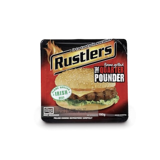 Rustlers | Hamburger | Quarter pounder | Flame grilled 