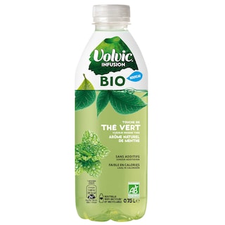 Volvic | infusion | Groene thee | Munt | Bio 