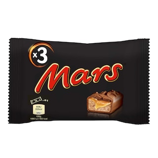Mars | Chocolat | Barres | 3 Pack 135 gr