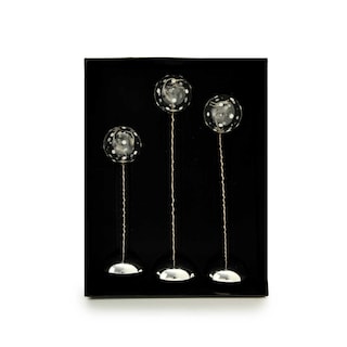 Delhaize | Home | Set boules de verre sur pied | warm lght 