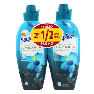 Soupline | Wasverzachter | Parfum Suprême | De stoutmoedige | Blauwe hibiscus | Intens & onverwacht | 2de 1/2 p 