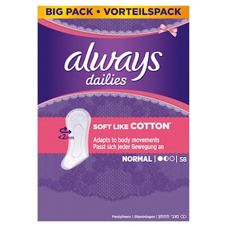 Always | Daily | Liner | Soft | Cotton | Normal | Maxi Pack 