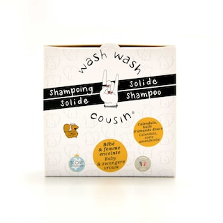 Wash Wash Cousin | Shampoing Solide | Bebe | Femme Enceinte 